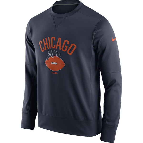 Men's Chicago Bears Nike Navy Circuit Alternate Sideline Performance Sweatshirt,We sell and wholesale Men's Chicago Bears Nike Navy Circuit Alternate Sideline Performance Sweatshirt on line form chian!